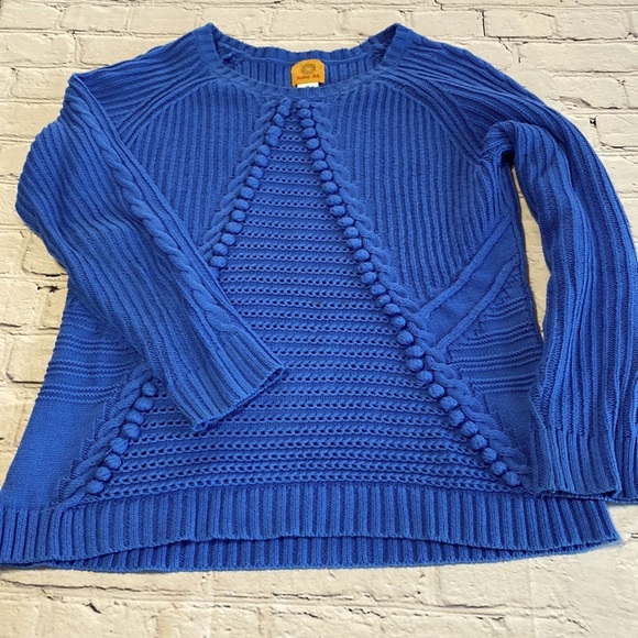 Ruby Rd vibrant BLUE SZ Medium sweater - Picture 1 of 8
